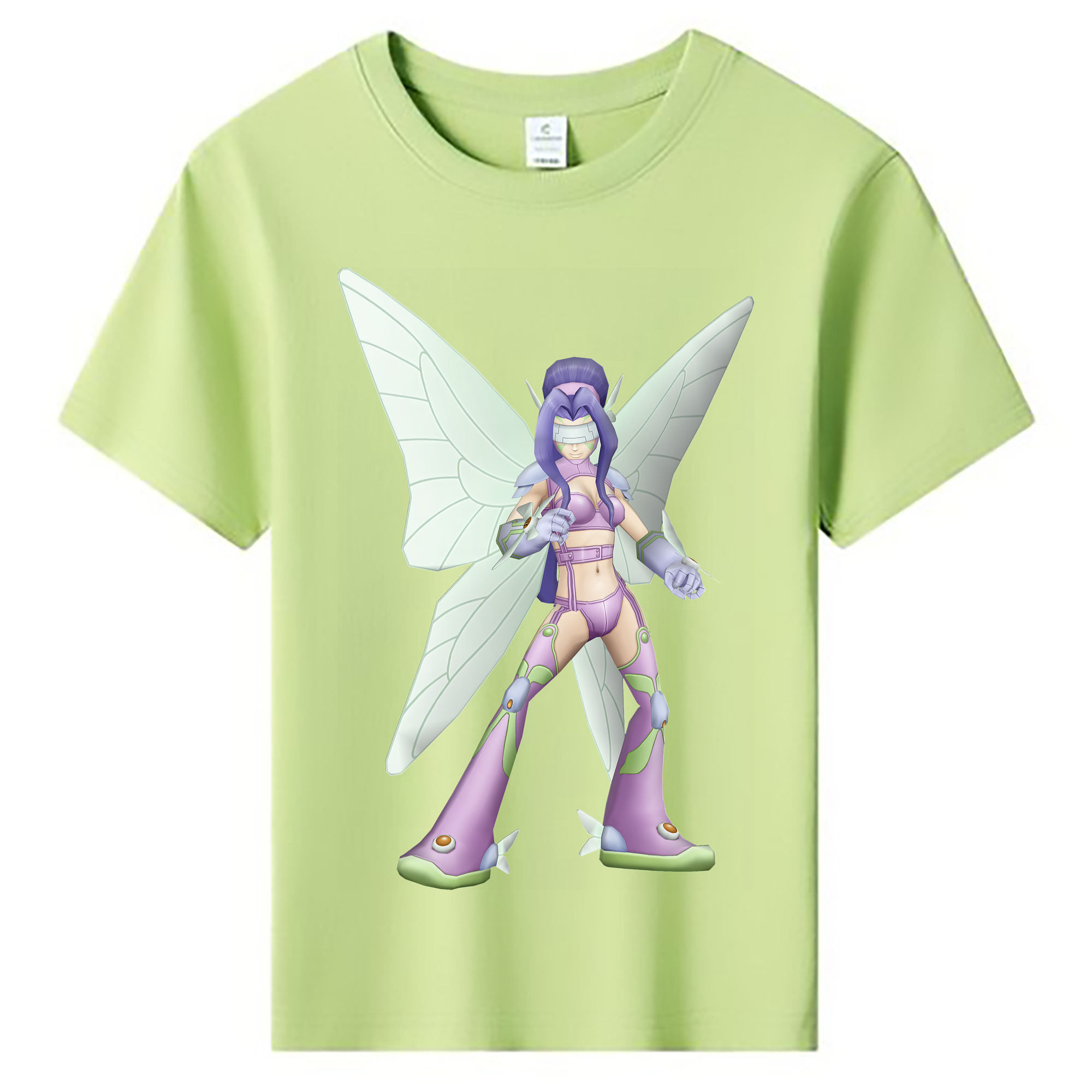 （画像用） Digimon デジタルモンスター/デジモン 綿100％キッズTシャツ（フロントプリント）